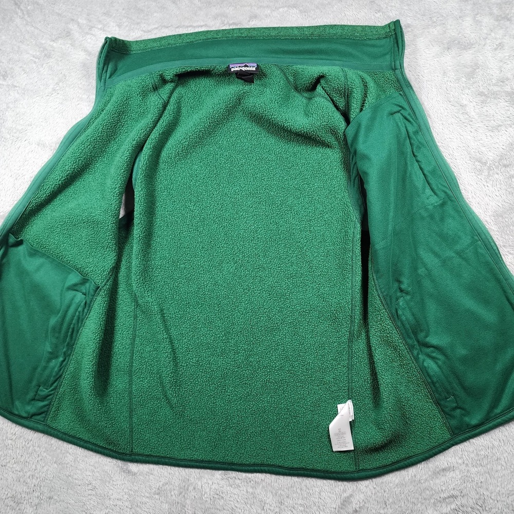 Patagonia Vest Mens Large Green Better Sweater Fleece Full Zip Hiking Outdoor - Picture 8 of 12